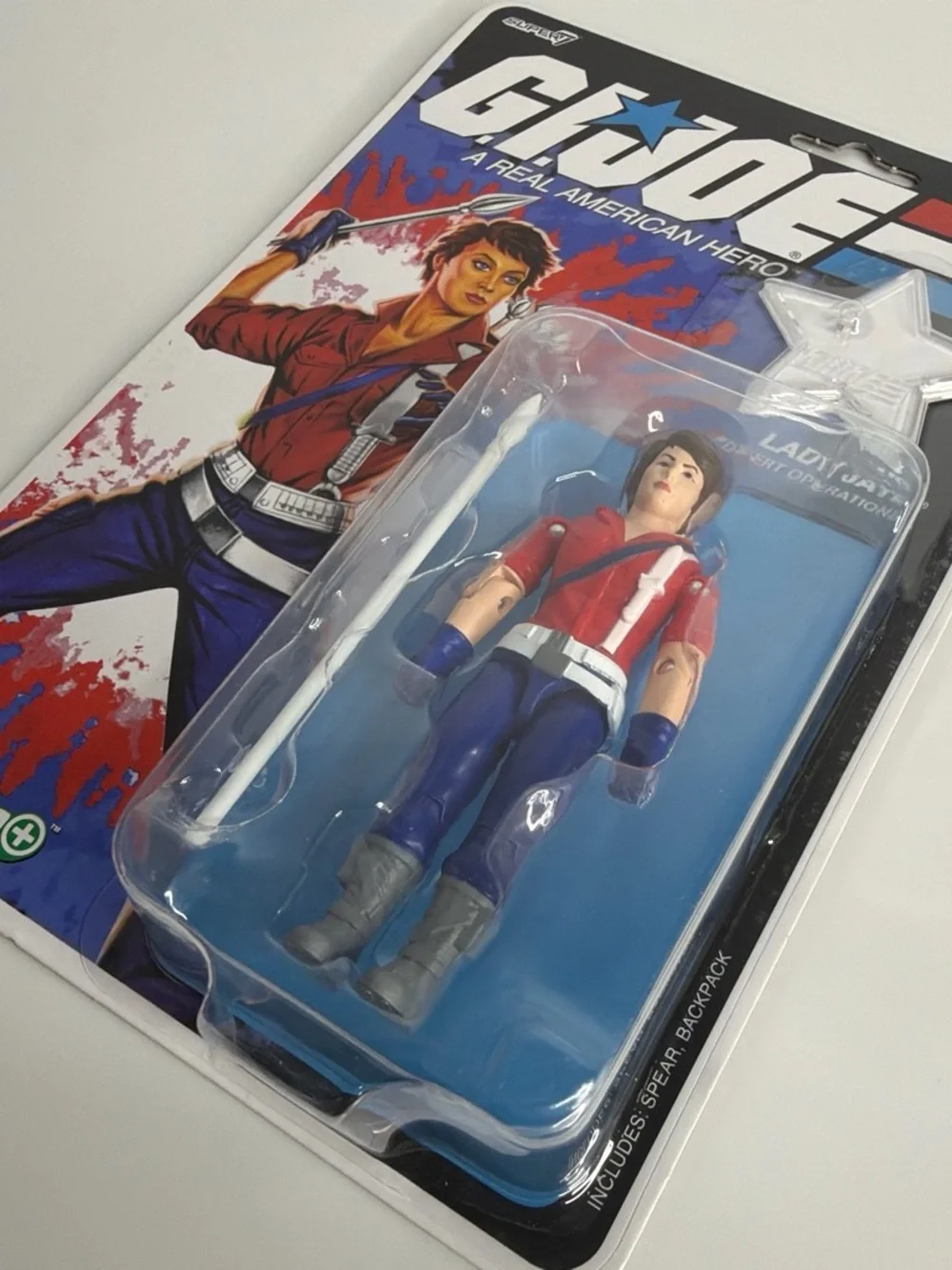 Super7 G.I. Joe ReAction+ Lady Jaye 250th Anniversary Figure